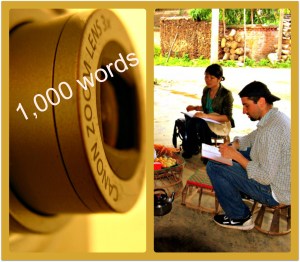 Gaetan in China Collage