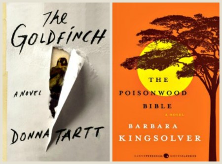 Books that get "place" right: The Goldfinch, by Donna Tartt; and The Poisonwood Bible, by Barbara Kingsolver.