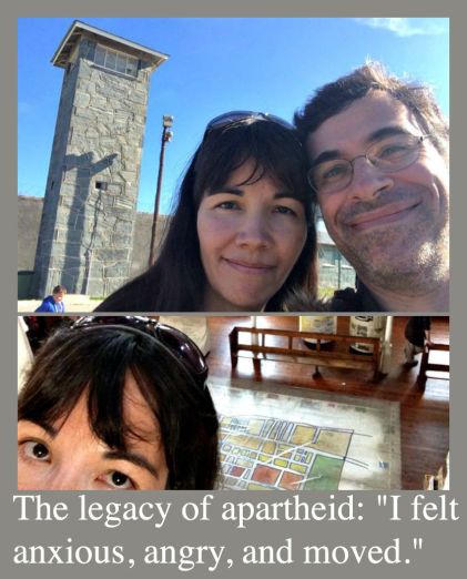 (Top) Robben Island Prison Museum; District Six Museum.