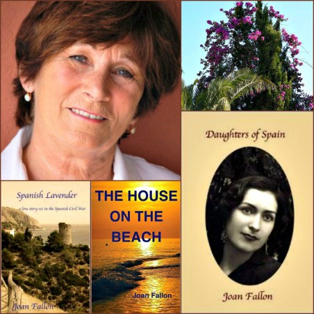 Joan Fallon's writing career has flowered in Benajarafe, initially with books set in the Franco era